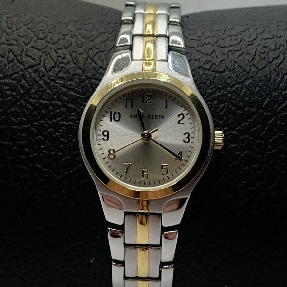 Anne Klein 10-5491SVTT Women's Stainless Steel Analog Silver Dial Watch MGK19 - Picture 2 of 9